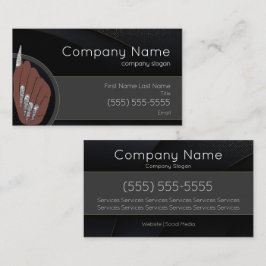 Nail Salon Business Card Visitenkarte