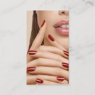 Nail Salon Business Card Visitenkarte
