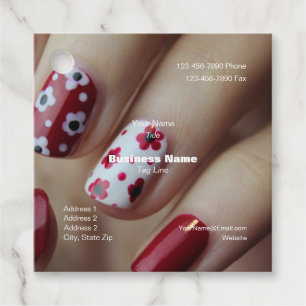 Nail Salon Geschenk Tag HAMbyWG Geschenkanhänger