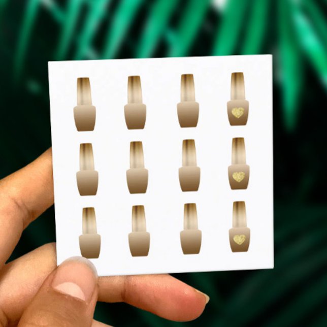 Nail Salon Makeup Artist 12 Briefmarke Loyalität Treuekarte (Von Creator hochgeladen)