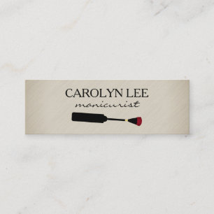 Nail Salon Mini Visitenkarte