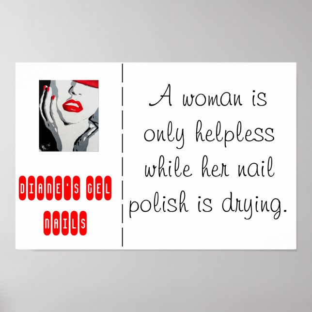 Nail Salon Poster (Vorne)