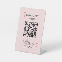Nail Salon Venmo QR Code Zahlung | Zur Bezahlung s