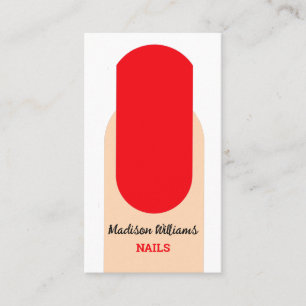 Nail Tech Business Card Visitenkarte
