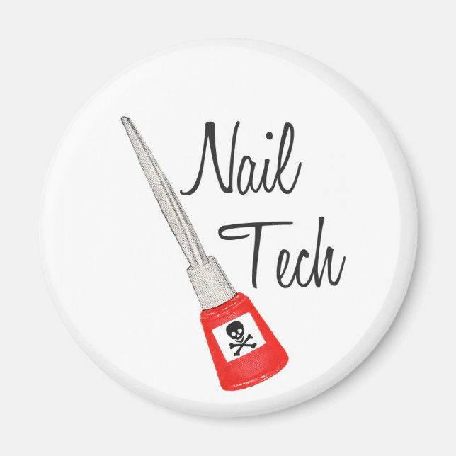 Nail Tech Gift Polnisches Magnet (Vorne)