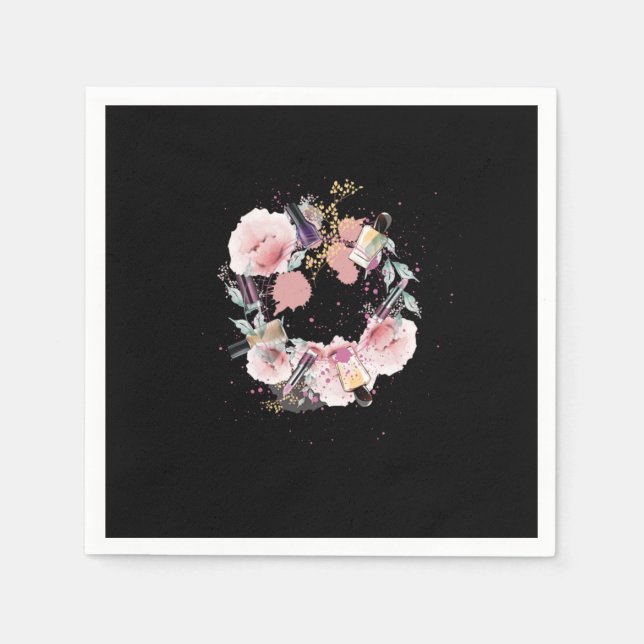 Nail Tech Manicurist Manicure Nail Art Kosmetik B Serviette (Vorderseite)