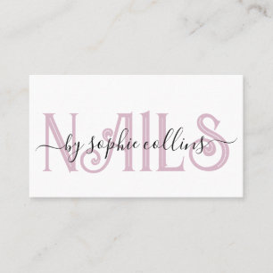 Nail Tech Nail Art Business Card Visitenkarte