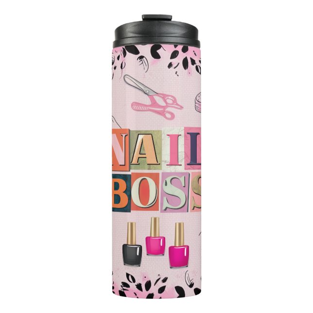 Nail Tech Thermosbecher (Vorderseite)