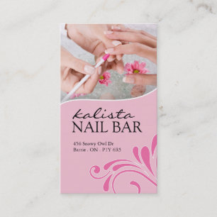 NAIL TECHNICIAN AND SAP BUSINESS CARD VISITENKARTE