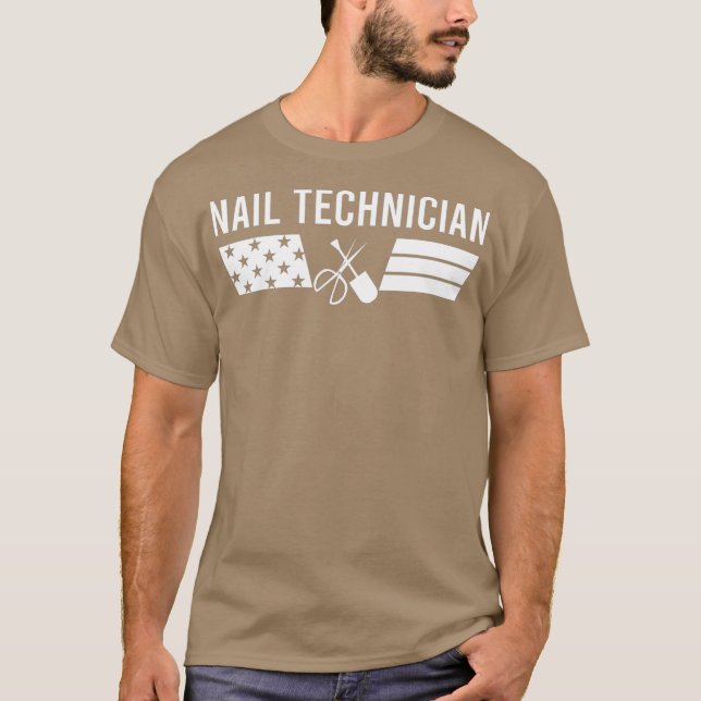 Nail Technician Certified Nail Tech Artist T-Shirt (Vorderseite)