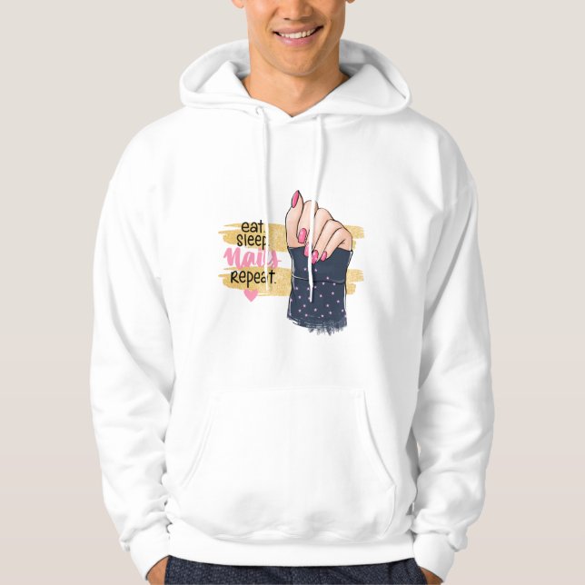 NAILS ART STYLE HOODIE (Vorderseite)