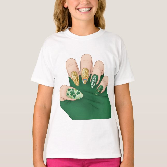 nails hand t-shirt  (Vorderseite)
