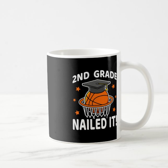 Nails It Basketball Player Abschluss B Kaffeetasse (Rechts)