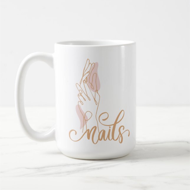 NAILS KAFFEETASSE (Links)