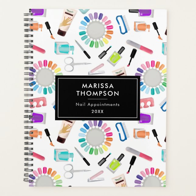 Nails Manicure Pedicure Beauty Salon Appointments Planer (Vorderseite)