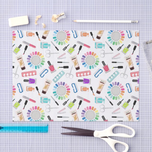 Nails Manicure Pedicure Beauty Salon  Seidenpapier (Handwerk)