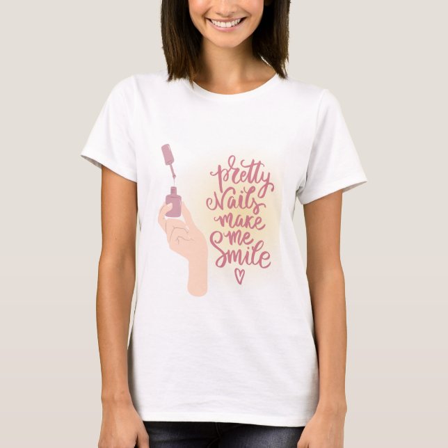 NAILS QUOTE T-Shirt (Vorderseite)