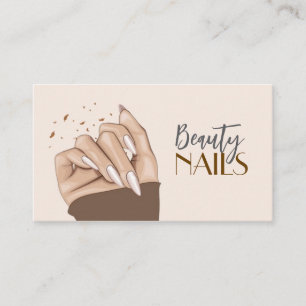 Nails Salon Business Card Visitenkarte