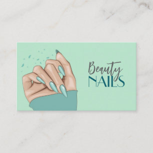 Nails Salon Business Card Visitenkarte