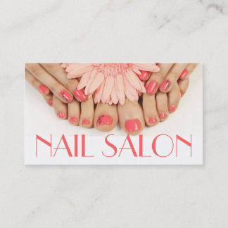 Nails Salon Manicure Kunstschätze Wellness-Center Visitenkarte