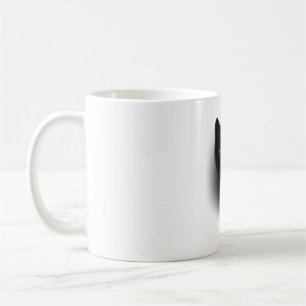 Nails zum Filtern von schwarzen Katzen Kaffeetasse