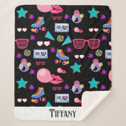 Naipes Retro black 80s Costume Vibrant culture pop Sherpadecke