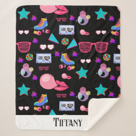 Naipes Retro black 80s Costume Vibrant culture pop Sherpadecke