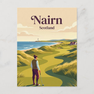 Nairn Golf Club, Schottland Postkarte