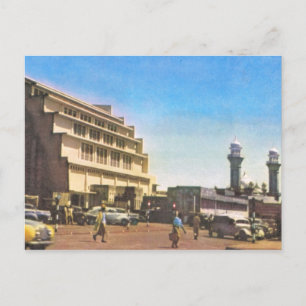 Nairobi, Kenia, gedeckter Markt und Moschee Postkarte