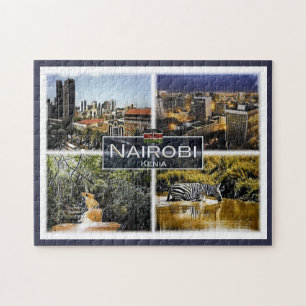 Nairobi - Kenia - Mosaik - Puzzle