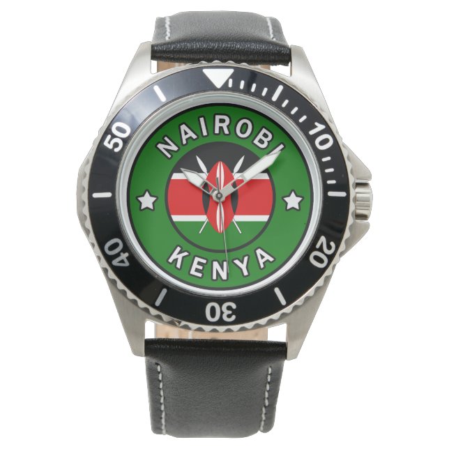 Nairobi Kenya Armbanduhr (Vorderseite)