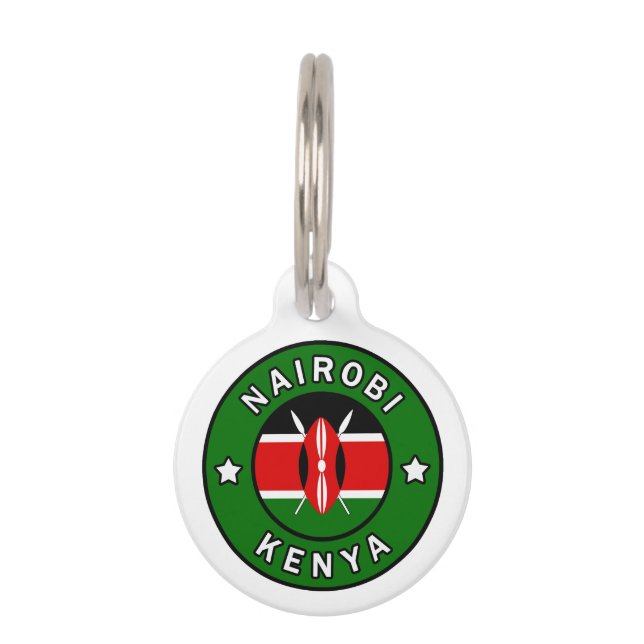 Nairobi Kenya Haustiermarke (Vorderseite)