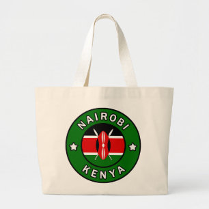 Nairobi Kenya Jumbo Stoffbeutel