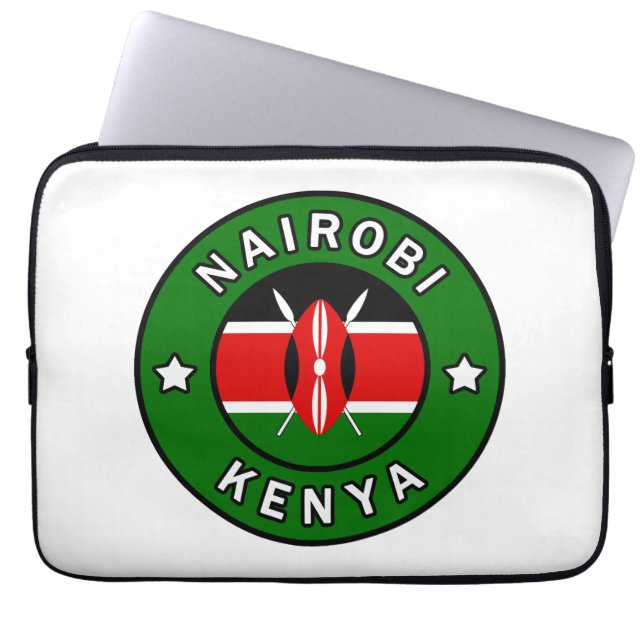 Nairobi Kenya Laptopschutzhülle (Vorderseite)