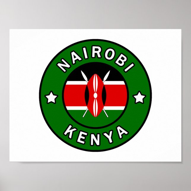 Nairobi Kenya Poster (Vorne)
