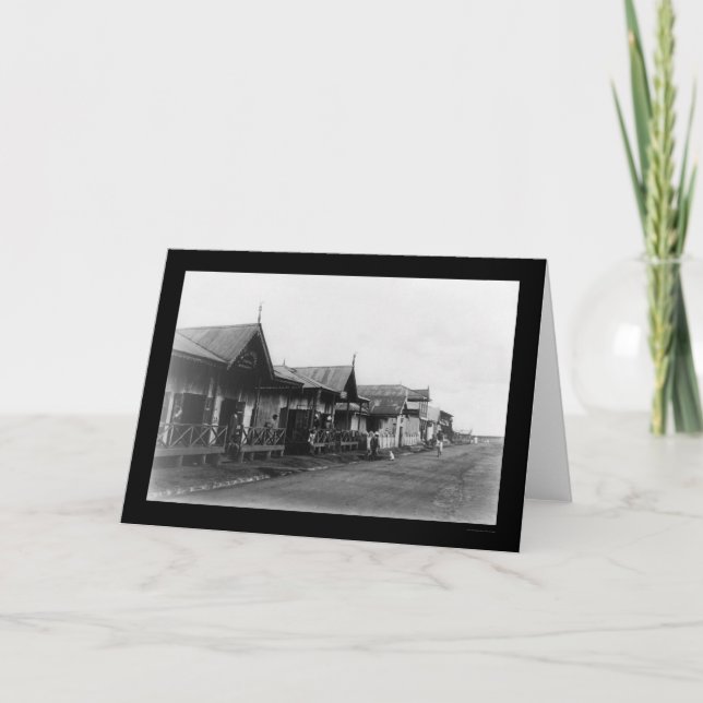 Nairobi Kenya Street Scene 1908 Karte (Vorderseite)