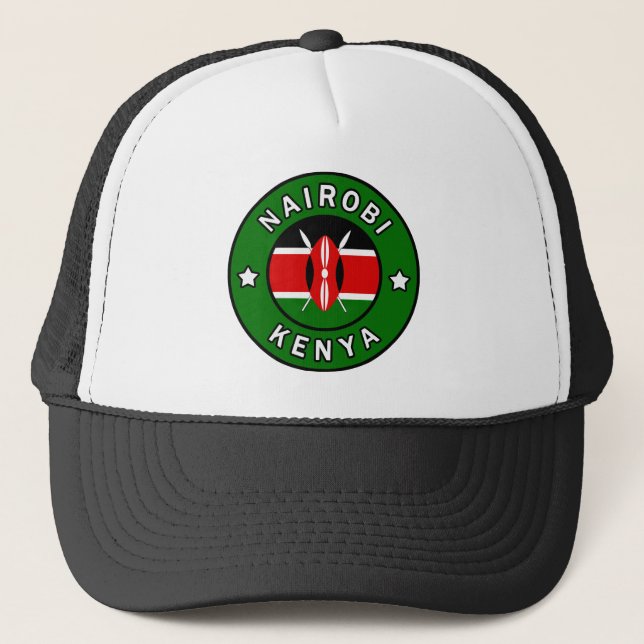 Nairobi Kenya Truckerkappe (Vorderseite)