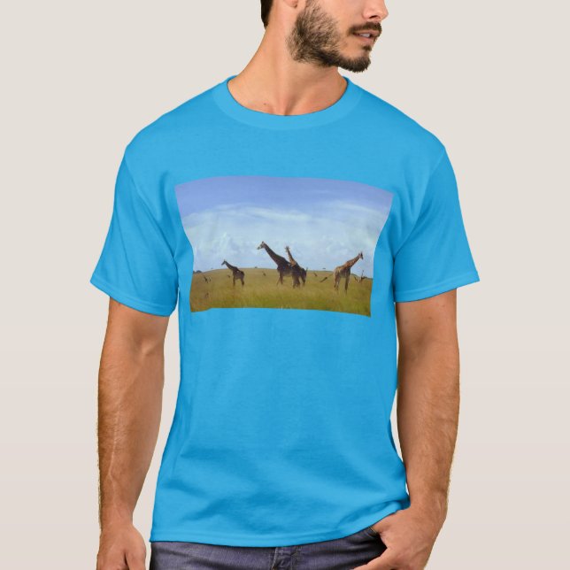 Nairobi-Nationalpark Giraffen T-Shirt (Vorderseite)