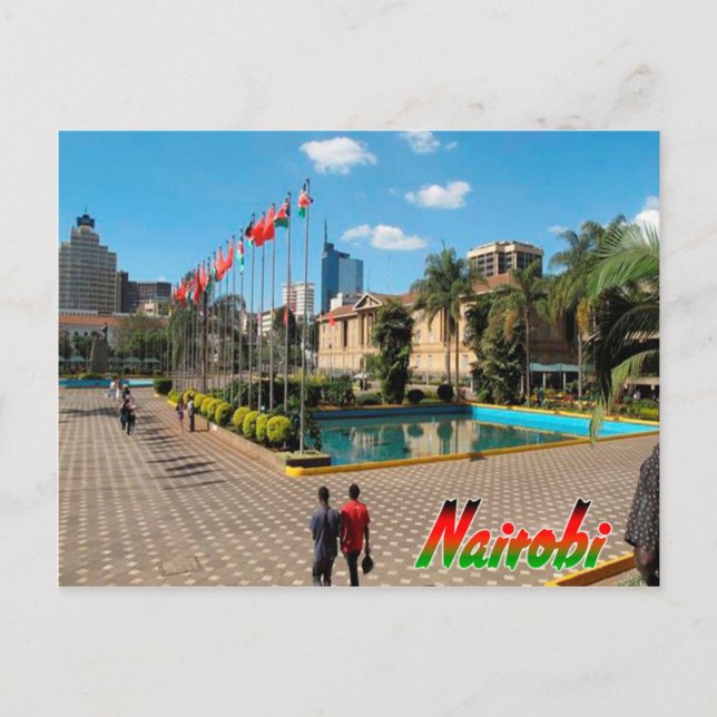 Nairobi Postcard Ankündigungspostkarte (Vorderseite)