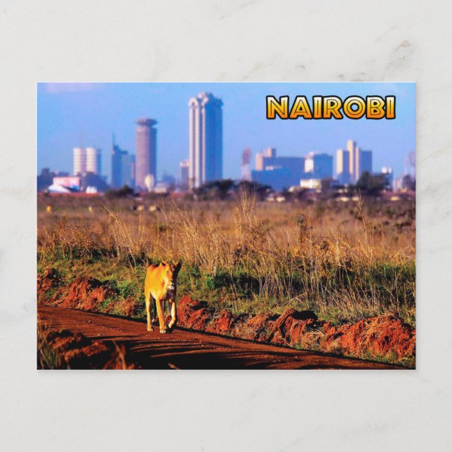 Nairobi Postcard Postkarte (Vorderseite)