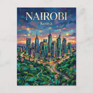 Nairobi Upper Hill Kenia Postkarte