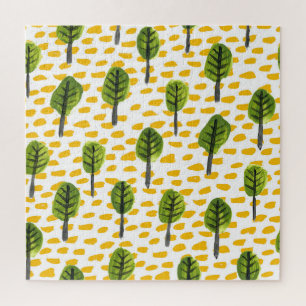 Naive Green Black Tree Muster Puzzle