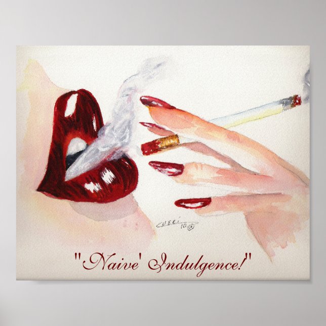 "Naive' Indulgence!"  8x10 Print Poster (Vorne)
