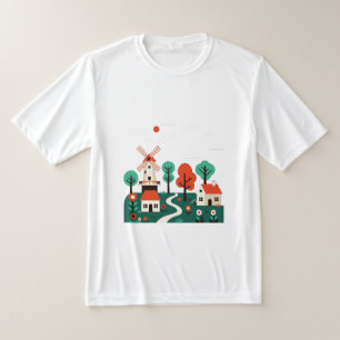 Naive Landschaft T-Shirt