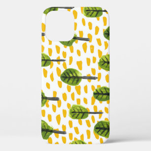 Naiver grüner schwarzer Baum Muster Case-Mate iPhone Hülle