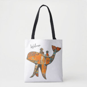 Naiver Retro-Stil Kunstwal