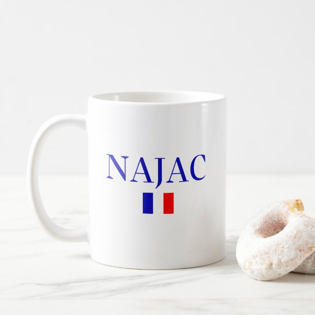 Najac France Kaffeetasse (Mit Donut)