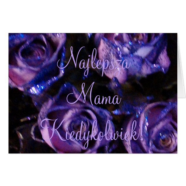 Najlepsza Mama Kiedykolwiek! Polnische beste Mama  (Vorderseite (Horizontal))