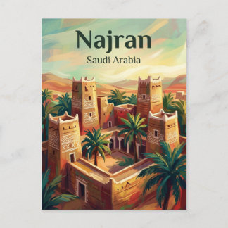 Najran Saudi-Arabien Postkarte