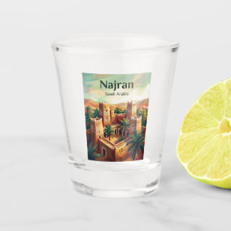 Najran Saudi-Arabien Schnapsglas